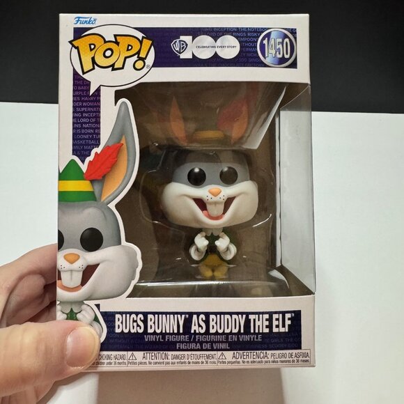 Funko Pop! Bugs Bunny as Buddy the Elf #1450 - Picture 1 of 4